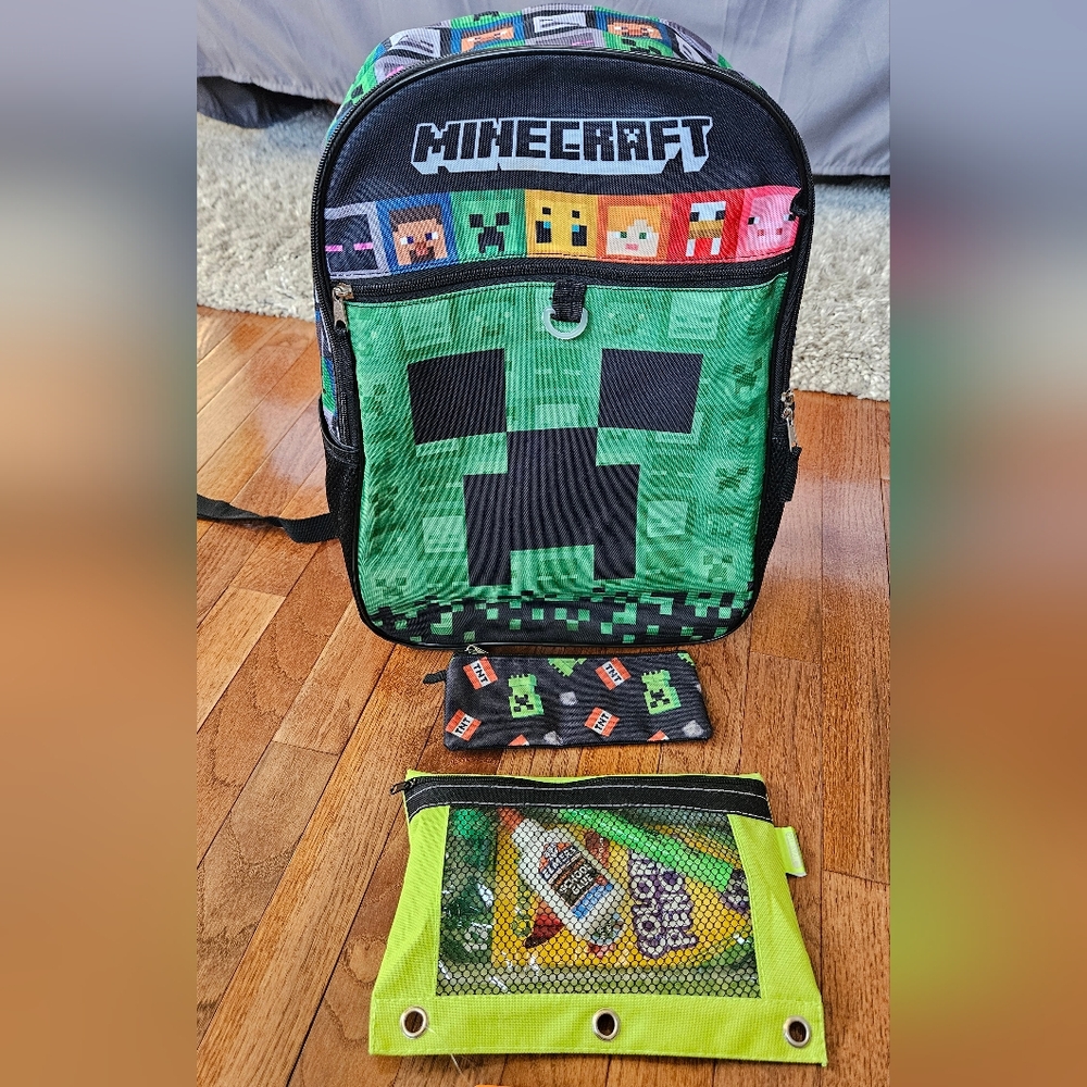Minecraft Backpack Set - Picture 2 of 14
